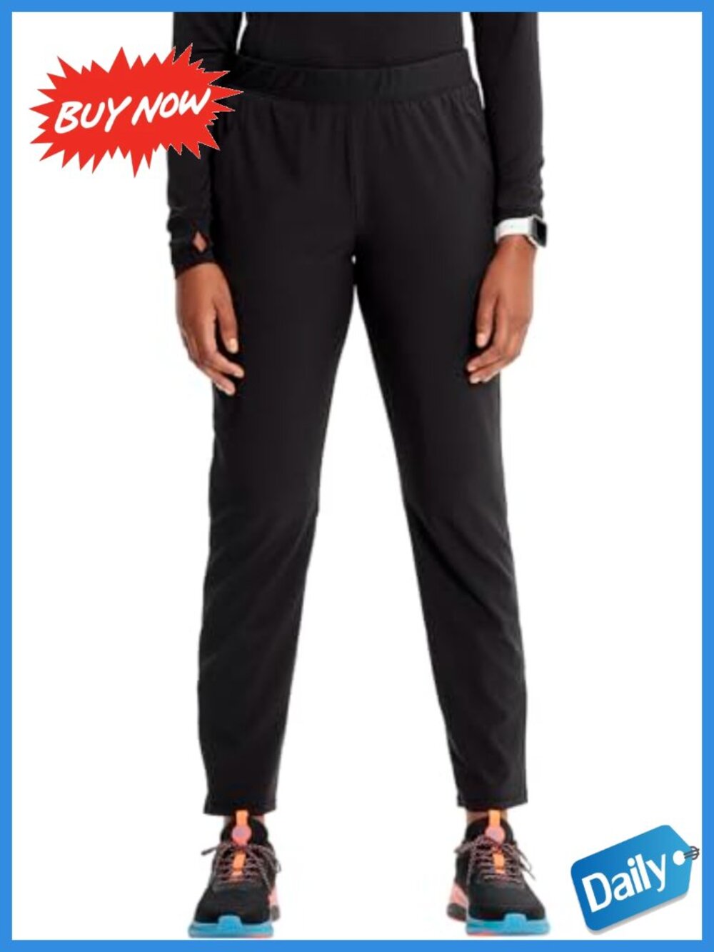 Cherokee GNR8 Women's Cargo Scrub Pants Tapered Leg Pull-On Drawstring